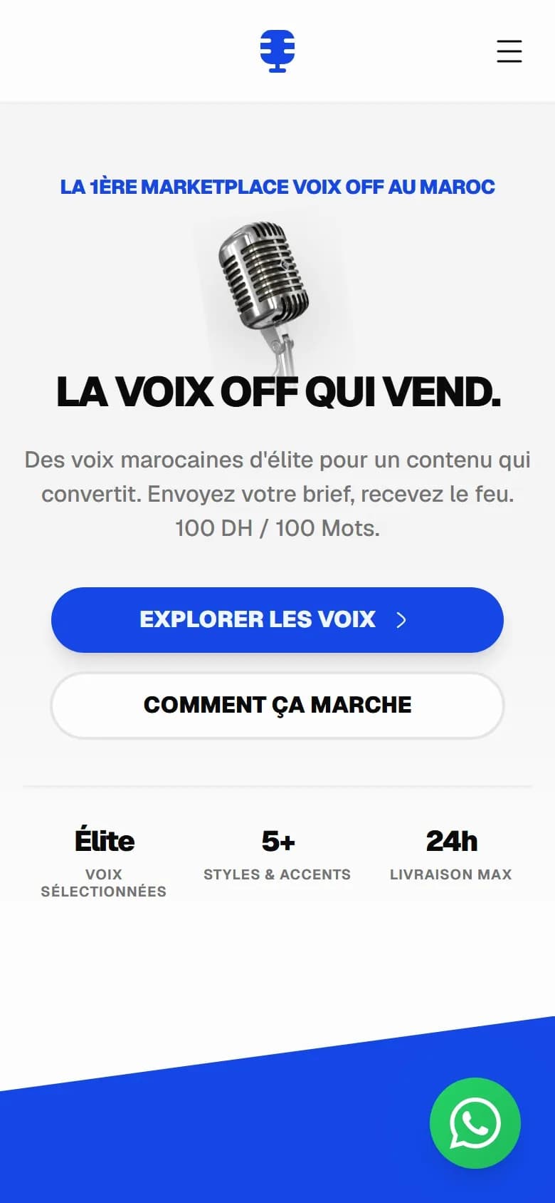 Version mobile du site Sawtlik